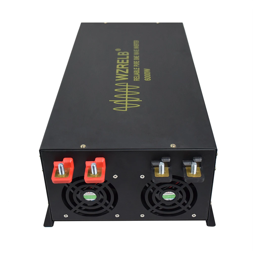 De încredere Pure Sine Wave Inverter UP-uri și funcția de încărcare 6000W acasă în aer liber frecvență invertor cu incarcator
