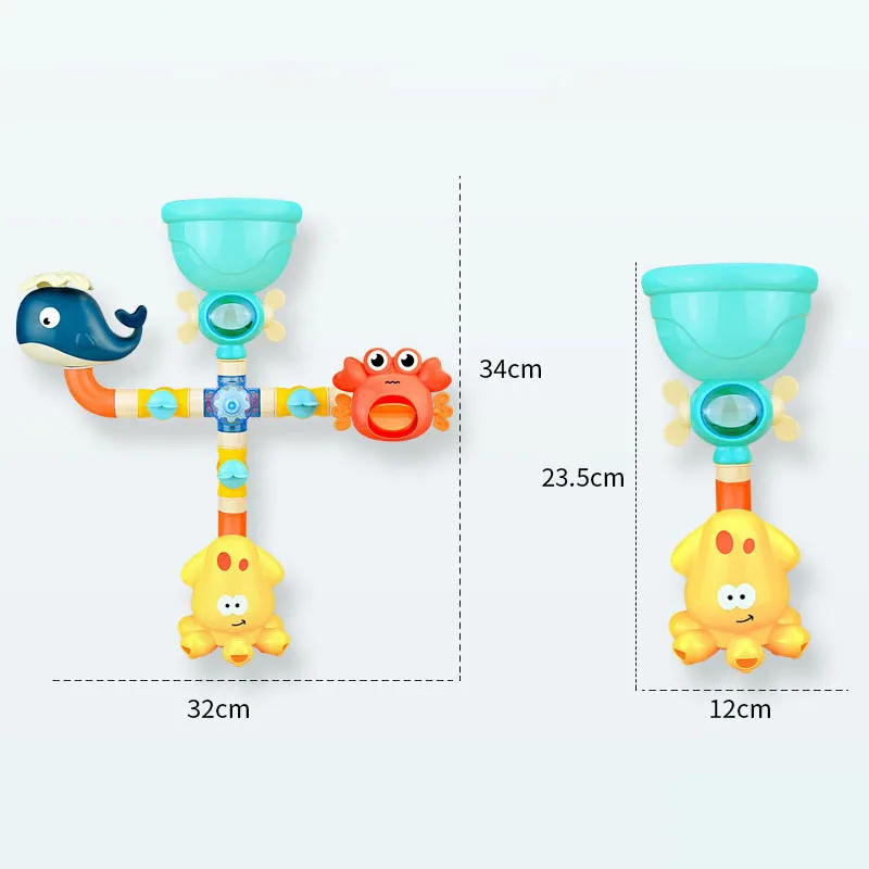 Baie Copil Jucărie Joc de Apă Girafa Model de Crab Robinet de Duș cu jet de Apă Jucarii pentru Copii de Înot Baie Jucarii Copii Jucarii de Apa