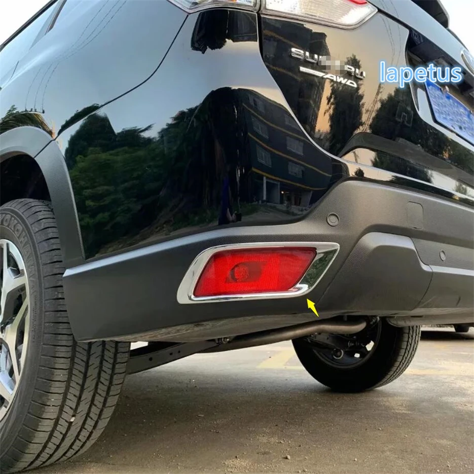 Lapetus Crom Lumini de Ceață Spate Lămpi de Decorare Acoperire Cadru Trim ABS se Potrivesc Pentru Subaru Forester 2019 2020 / Stil Luminos