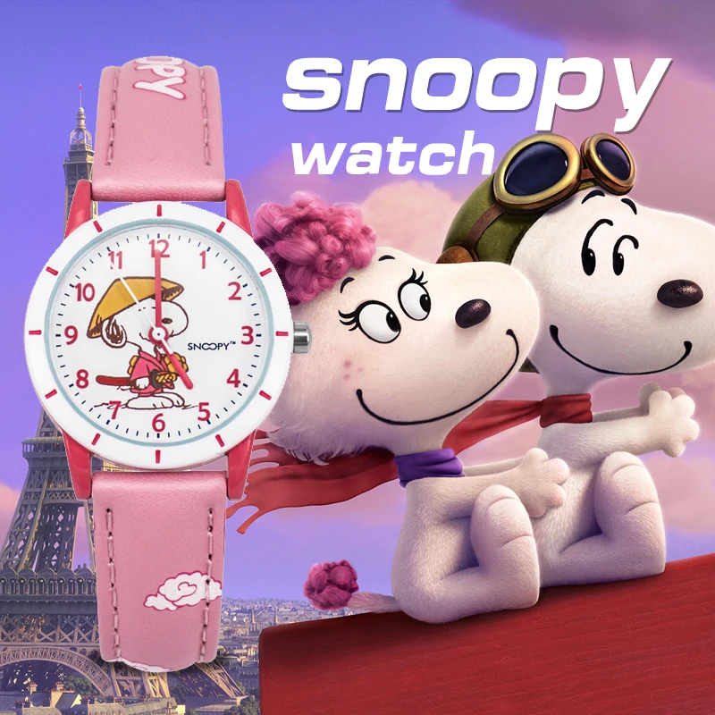 Snoopy ceas femei ceasuri casual veritabil brand copii ceasuri doamna bărbați Cuarț Ceasuri de mana Rezistent la Apa