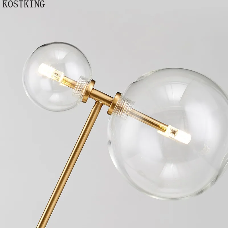 Postmodern Fier minge de sticlă CONDUS de masă lămpi de noptieră dormitor de iluminat Nordic studiu lumini de lectură living home deco lămpi de birou
