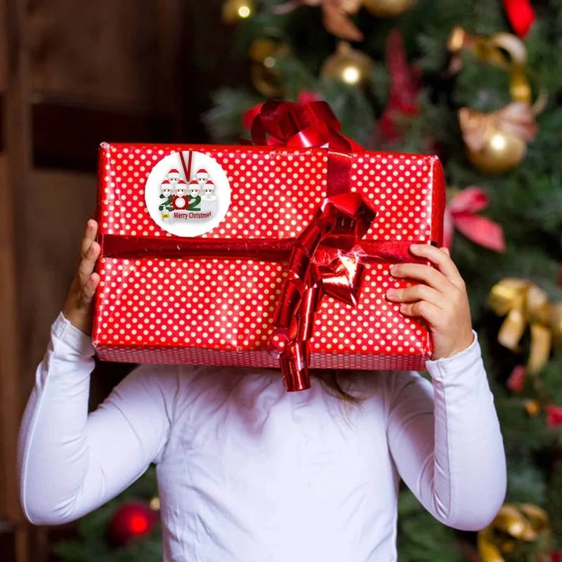 500pcs Vesel Autocolante de Crăciun Pom de Crăciun Elan Bomboane Sac de Etanșare Autocolant Cadouri de Crăciun Cutie cu Etichetele Decoratiuni de Anul Nou