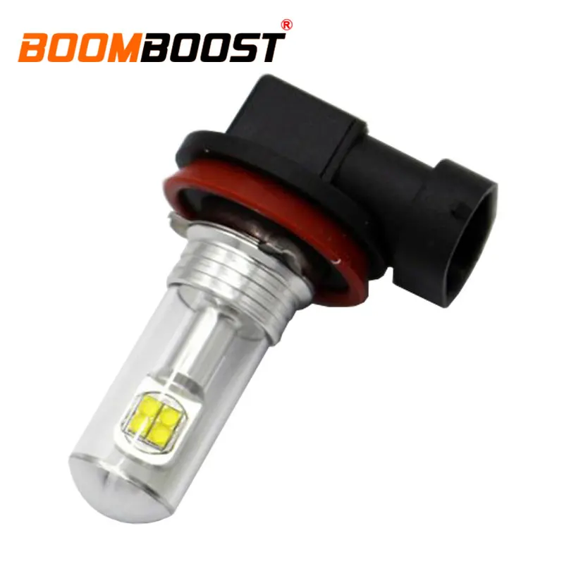 BoomBoost o pereche 80W LED-uri Auto Lumina de Ceață Lampa cu Bec de 6000K SMD LED Alb de Lumină de Styling Auto 12V 24V H11, H16