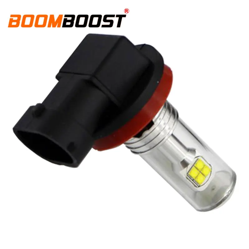 BoomBoost o pereche 80W LED-uri Auto Lumina de Ceață Lampa cu Bec de 6000K SMD LED Alb de Lumină de Styling Auto 12V 24V H11, H16