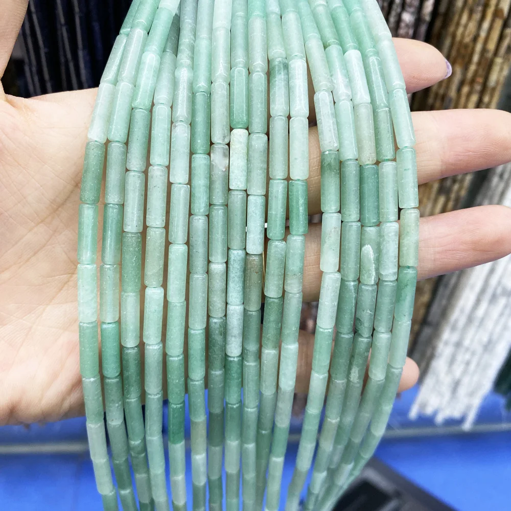 Piatra naturala formă Cilindrică liber margele de Cristal agate șir de mărgele Pentru a face bijuterii DIY brățară colier accesorii