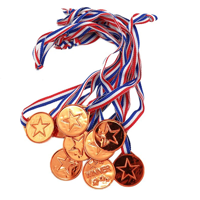 1buc copii Copii de Aur Plastic Câștigătorii de Medalii Sportive, Petrecerea de Ziua Sac de Premii Jucării Pentru Copii Petrecere de Distracție Fotografie Recuzită Nou~