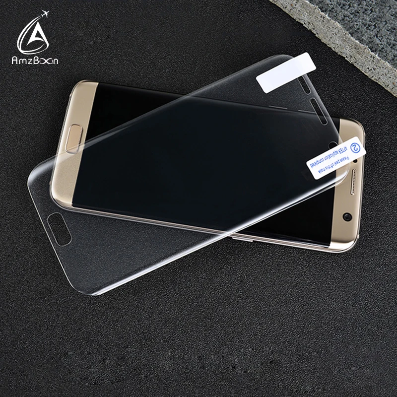 Amzboon 3D Curbat Moale de Sticlă Film Full Cover Pentru Samsung Galaxy Note 8 9 S9 S8 S8 Plus S7 Edge S6 Edge HD Ecran Protector de COMPANIE