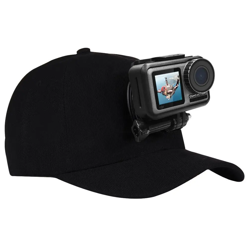 Șapcă de Baseball cu J-Cârlig-Catarama Mount & Șurub pentru GoPro HERO DJI OSMO de Acțiune și Alte Camere de Acțiune