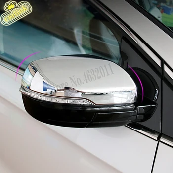 Pentru Ford EDGE 2016 2017 ABS Cromat decorare auto retrovizoare Retrovizoare Laterale sticla Oglinda cadru Capac ornamental accesorii 2 buc