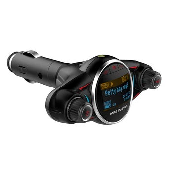 Rylybons Bluetooth Car Kit Handsfree FM Transmițător Wireless A2DP Audio AUX Car MP3 Player USB Masina Încărcător pentru Auto Produse