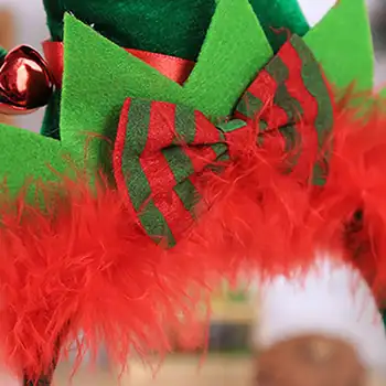 Drăguț De Crăciun Decor Pene De Culoare Rosie Elf Susținere A Subliniat Pălărie De Păr Hoop Petrecere Fantezie Rochie De Până Articole Pentru Acoperirea Capului