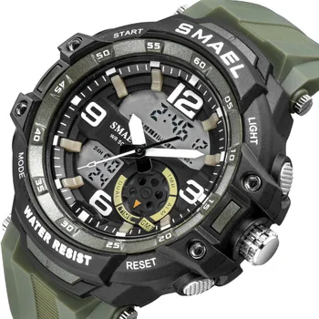 SMAEL Bărbați Ceasuri de Moda Militare cu LED-uri Impermeabil Bărbați Cuarț Ceas Digital Sport de sex Masculin Ceas militar, Ceas Relogio Masculino