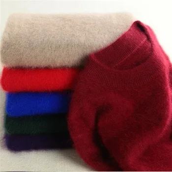 Nurca Cașmir Moale de Blană Cald Lână pulovere și Pulovere pentru Femei Pulover de Iarna Jumătate Guler transport gratuit S1951