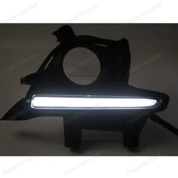 2 buc/set LED Daytime running light pentru T/oyota H/ighlander lampa de Ceață cadru ABS rezistent la apa