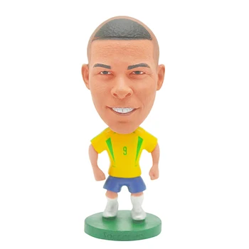 Brazilia Stele de Fotbal de Acțiune Figura Jucării RONALDO 6.5 cm Jucători de Fotbal Mobile Păpuși