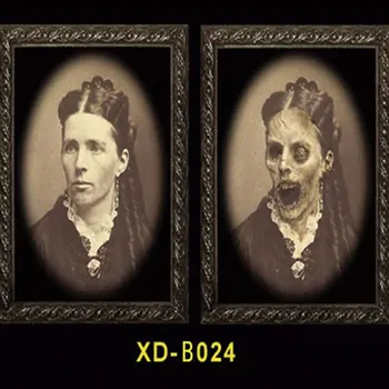 38*25CM Schimbătoare 3D Fantomă Rama Foto Horror Imagine Portret Petrecere de Halloween Decor elemente de Recuzită Mayitr