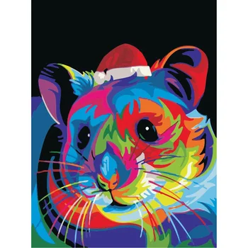 DIY Iluminat Colorat Animale Cal Pictură în Ulei De Numere Kituri de Arta de Perete Poza Decor Acasă Vopsea pe bază de Acril Pe Panza Pentru opera de Arta