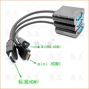 1080P HDMI la VGA Adaptor Digital Analog Converter Cablu Pentru Xbox, PS4, PC, Laptop TV Box pentru Proiector Displayer HDTV