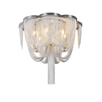 Inclus Bec LED E14 Bază Fashional Moderne Lumina Pandantiv din Aluminiu Lanțuri Lampi Pentru Sala de Mese/Hotel/Dormitor