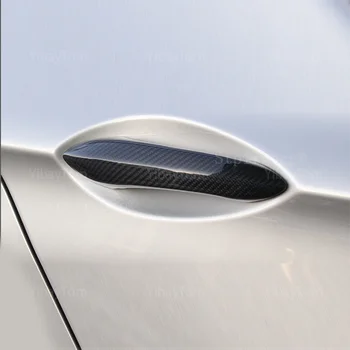 De înaltă Calitate din Fibră de Carbon Mânerul Ușii Capacului Ornamental pentru BMW seria 6 F06 F12 F13 G32 640i 650i 640d 2011-2017