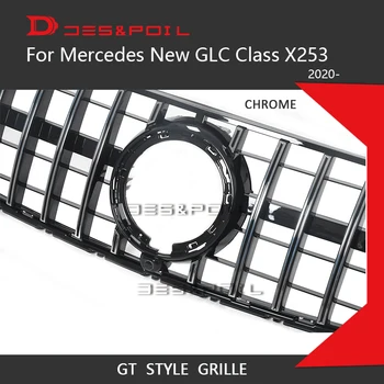 Pentru 2020, Noul Mercedes-Benz GLC Clasa X253 GT Grila Verticală Față Stil de Curse Grill Coupe SUV GLC43 GLC200 GLC260 Cu Cam, Hol
