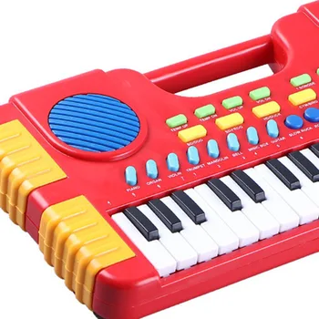 Electronic Piano Jucării Tastatura Instrumente Muzicale Jucării de Învățare Jucarii Educative Incepatori Cadouri pentru Copii de Iluminare