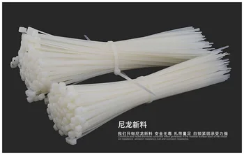 Cabluri nailon M3 M4 M5 M8 alb/negru Standard de Auto-blocare cabluri de Plastic fixat cu șurub