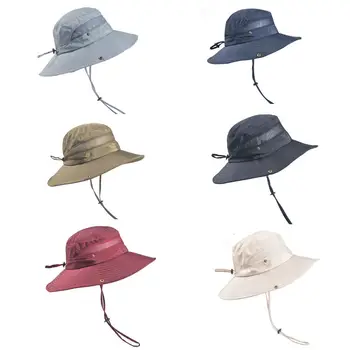 NOI Vara Mens Palarie de Soare Găleată Pescuit, Drumeții Capace de Protecție UV Margine Largă Alpinism în aer liber Pălării de Bumbac Bob de Camuflaj Bonnie Hat