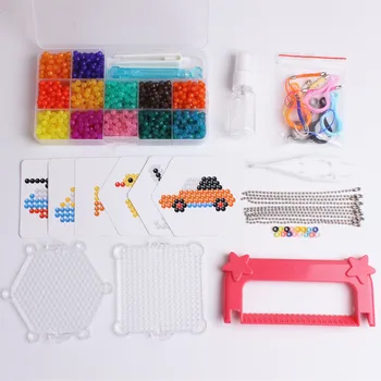 1200PCS/Set Diamond Bijuterii Margele 12 Culori Puzzle 3D Jucarii pentru Copii Șirag de mărgele Hama Jucarii Educative Puzzle Speelgoed