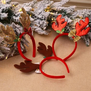 Spumant coarne Handband pentru Banda de Păr Pălării de Vacanță de Crăciun de Decorare Petrecere de Crăciun Cadou de Crăciun, accesorii de Par