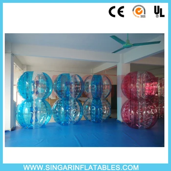 Transport gratuit 0,7 mm TPU 1.8 m diametru de fotbal în sală de sport,bubble fotbal,zorball,bubble ball pentru mari jucători