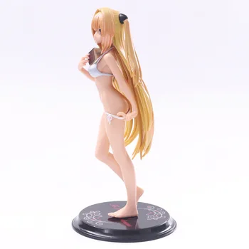Anime ALTER Să Iubesc Întunericul Konjiki no Yami Aur Întuneric costum de Baie Ver. Sexy PVC figurina de Colectie Model Jucarii Papusa