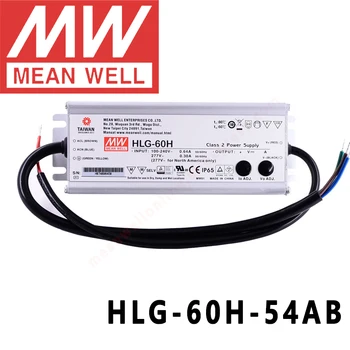 Original Mean Well HLG-60H-54AB pentru Street/high-bay/cu efect de seră/parcare meanwell 60W Tensiune Constantă de Curent Constant LED Driver