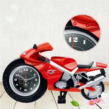 Creative home decor mini simulare motocicletă modelare ceas deșteptător studiu dormitor ambarcațiuni cadou decor LB51218