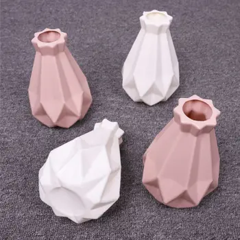 Nordic Vaza Plastic Imitație Ceramice Ghiveci Mini Sticla Living Home Decor