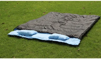 Dublu iubitorii de primăvară și de toamnă iarnă camping Adult sac de dormit, inclusiv două perne AT6119