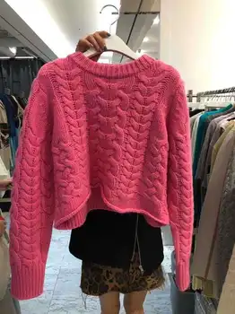 Dongdaemun femei nou toamna gât maxi tricotate pulover apatic stil pulover, pulovere