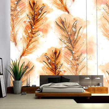 Modern pene floare de imprimare agățat de perete camera de zi dormitor tapiserie pad decor acasă
