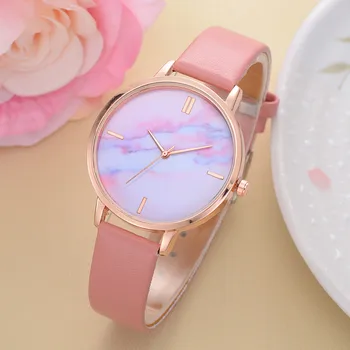 Ceas clasic pentru femei de moda elegant ceasuri Sport voiaj din Piele Doamnelor Cuarț rochie brățară ceas de mână zegarek relogio