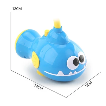 Copilul se Joacă cu Baie de Apă Jucărie Băiat și Fată de Apă Spray de Desene animate Submarin Electric Duș Baie Jucărie