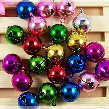 50PCS culoare aleatorii Ambarcațiuni Kituri Si Consumabile de Crăciun Jingle Bells /Clopot Mic/ Mini Bell/cristina Clopot -10mm