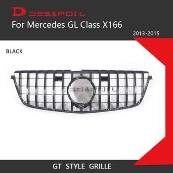 GL-Class Amg GT Grill Stil Vertical Pentru Mercedes Benz X166 SUV Auto Grila Fata 2013-GL500 GL550 GL63 AMG Facelift