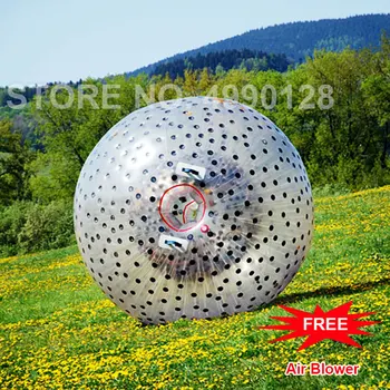 Livrare gratuita Minge de Rulare 2,5 M 3,0 M Gonflabile Iarbă Mingea Umane Hamster Ball Gonflabile Corpul Zorb Minge de Joc în aer liber