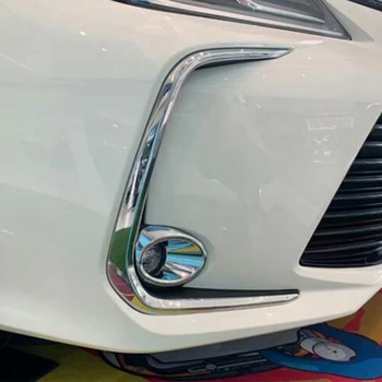 Lumini de Ceață față lampă Ceață Lampă Inel de Acoperire Cadru Trim Fit pentru Toyota Corolla E210 Prestige Altis 2019 2020 Strălucitoare de Argint