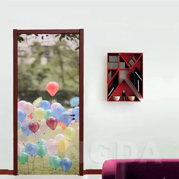 Autocolante PVC Poster autoadezive Balon Decorațiuni 3D Canvas Print rezistent la apa Fundal Pentru Camera de zi Art Poza