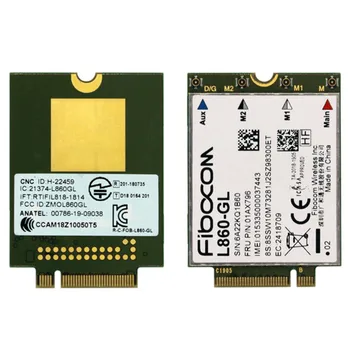 Fibocom L860-GL WWAN Card Pentru Lenovo Thinkpad X1 carbon 7 8 X1 Yoga 4 T490 4G Webcame Modular FRU01AX796