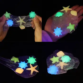 Alge marine Lumii Subacvatice Stralucesc in Intuneric Transparent Noroi Chit Elastic Jucărie pentru Copii de Mână Frământa Jucărie Noroi Jucărie Antistres pentru Copii