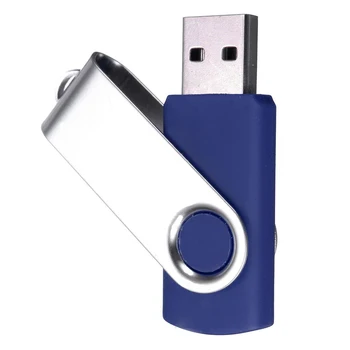 Memory Stick USB 2.0 de Pivotare Flash Pen Drive Degetul mare pentru PC, LAPTOP Capacitate:4 GB Culoare:Albastru
