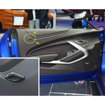ABS difuzoare Stereo o Difuzorul de Sunet de Turnare prin Acoperire Kit de Ornamente din Fibra de Carbon Uita-te pentru Chevrolet Camaro 16-20