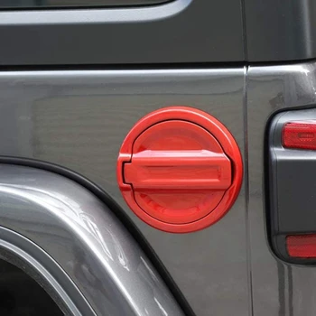 Pentru 2018+ Jeep Wrangler JL Roșu ABS Masina Usa de Combustibil Gaz Capac capac Capac Decor Autocolant Decal Tapiterie